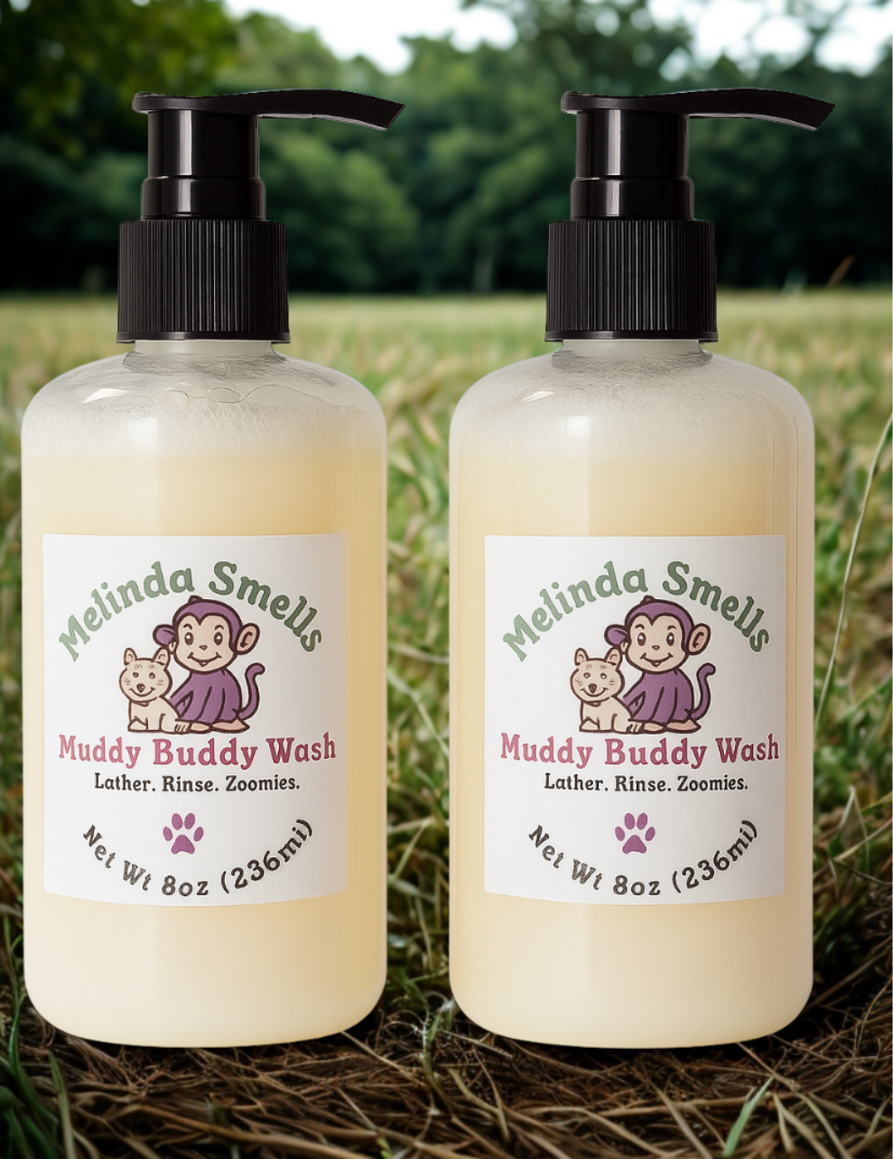 Melinda Smells Muddy Buddy Wash - 8oz (236ml)