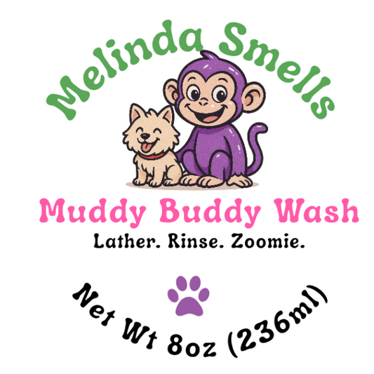 Melinda Smells Muddy Buddy Wash - 8oz (236ml)